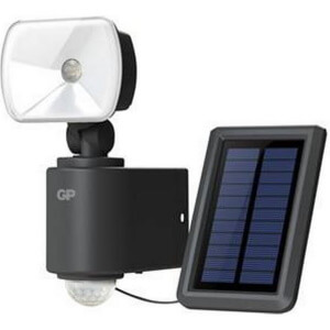 kraftig LED solcellelampe med sensor