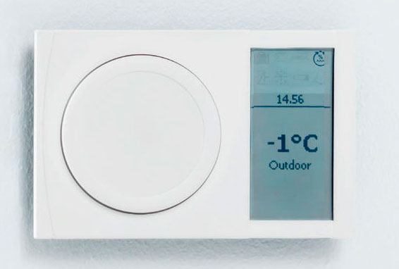 Brugervenlig panel fra Danfoss ventilationssystem