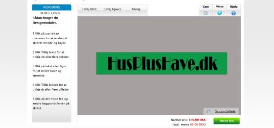 Design selv dørskilte Design selv dørskilte