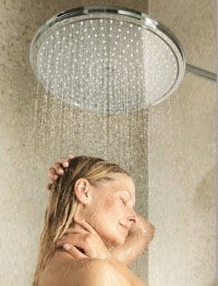 Enormt brusehoved fra Grohe Enormt brusehoved fra Grohe
