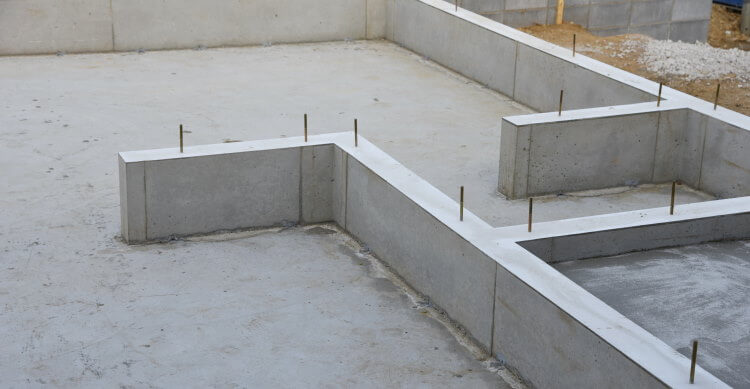 støbning af hus fundament