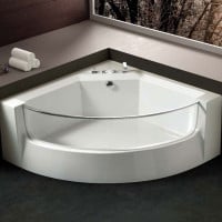Infratek boblebadekar med glas side Infratek boblebadekar med glas side