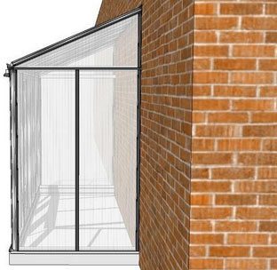 Vægdrivhus vægdrivhus på mur