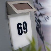 Nordlux solcelle lampe til husnummer Nordlux solcelle lampe til husnummer