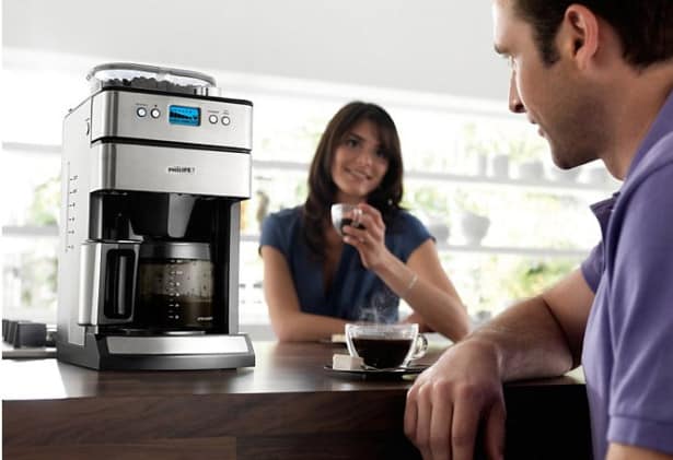 Philips kaffemaskine med kværn