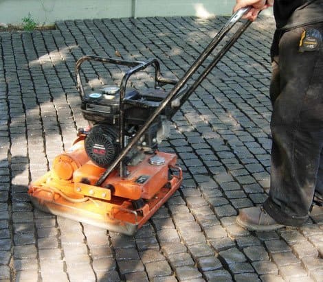 pladevibrator er nødvendig