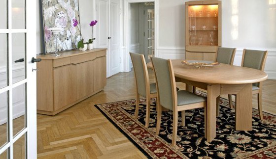 Rundt spisebord fra Skovby Design