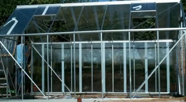 montage af drivhus fra Vitavia