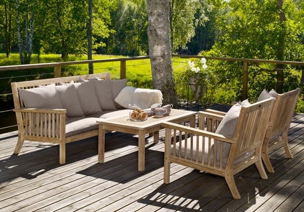 havemøbler i teak træ