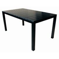 Sort havebord i træ