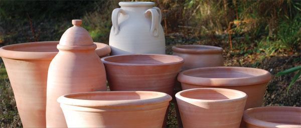 Terracotta krukker. great krukker billige aflange terracotta krukker ... Altanløsninger
