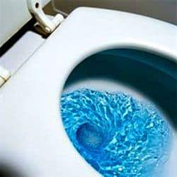 Toilet der løber